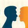 Icône relations sociales RH
